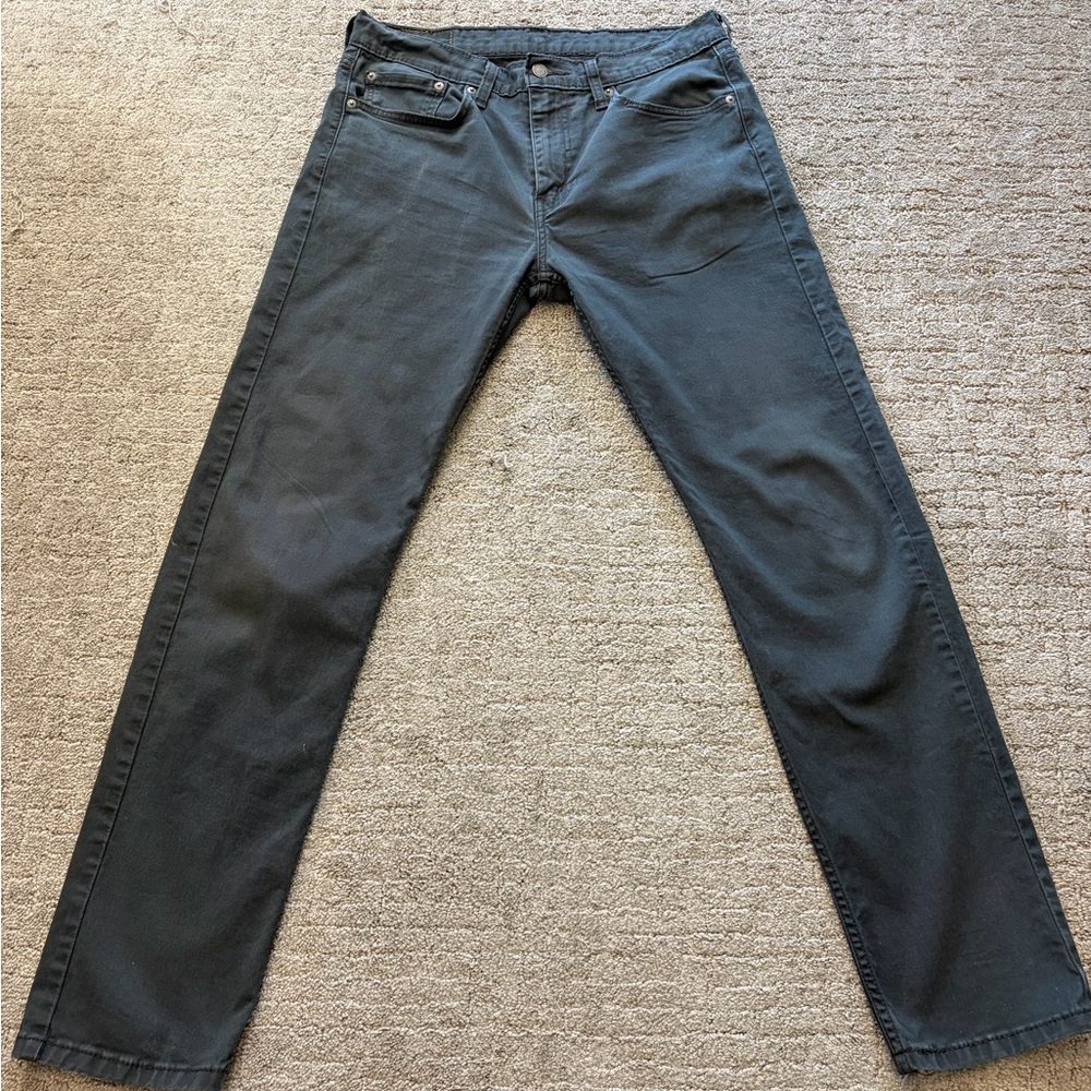 Men’s Levi’s 502 Tapered Jeans 33x34 Dark Gray